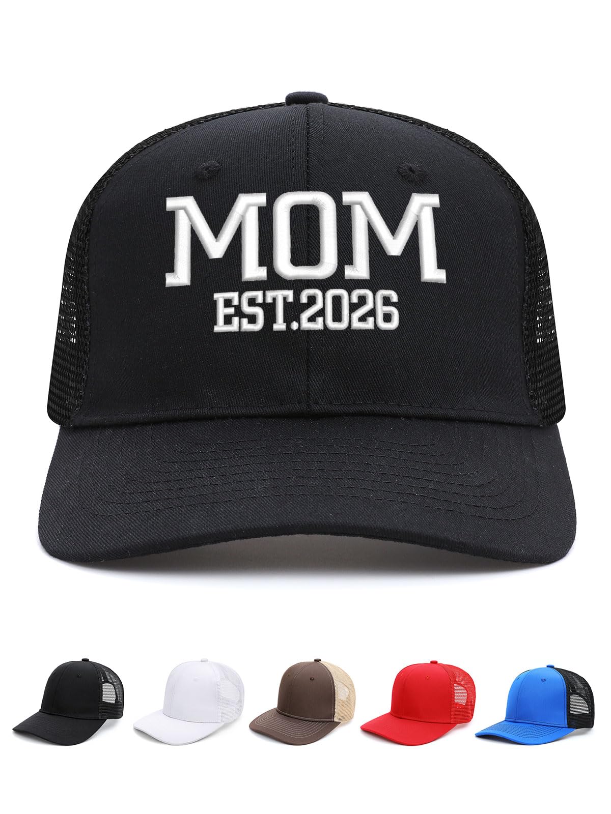 Custom4U Custom Embroidered Baseball Cap Trucker Hat Men Women Text/Logo