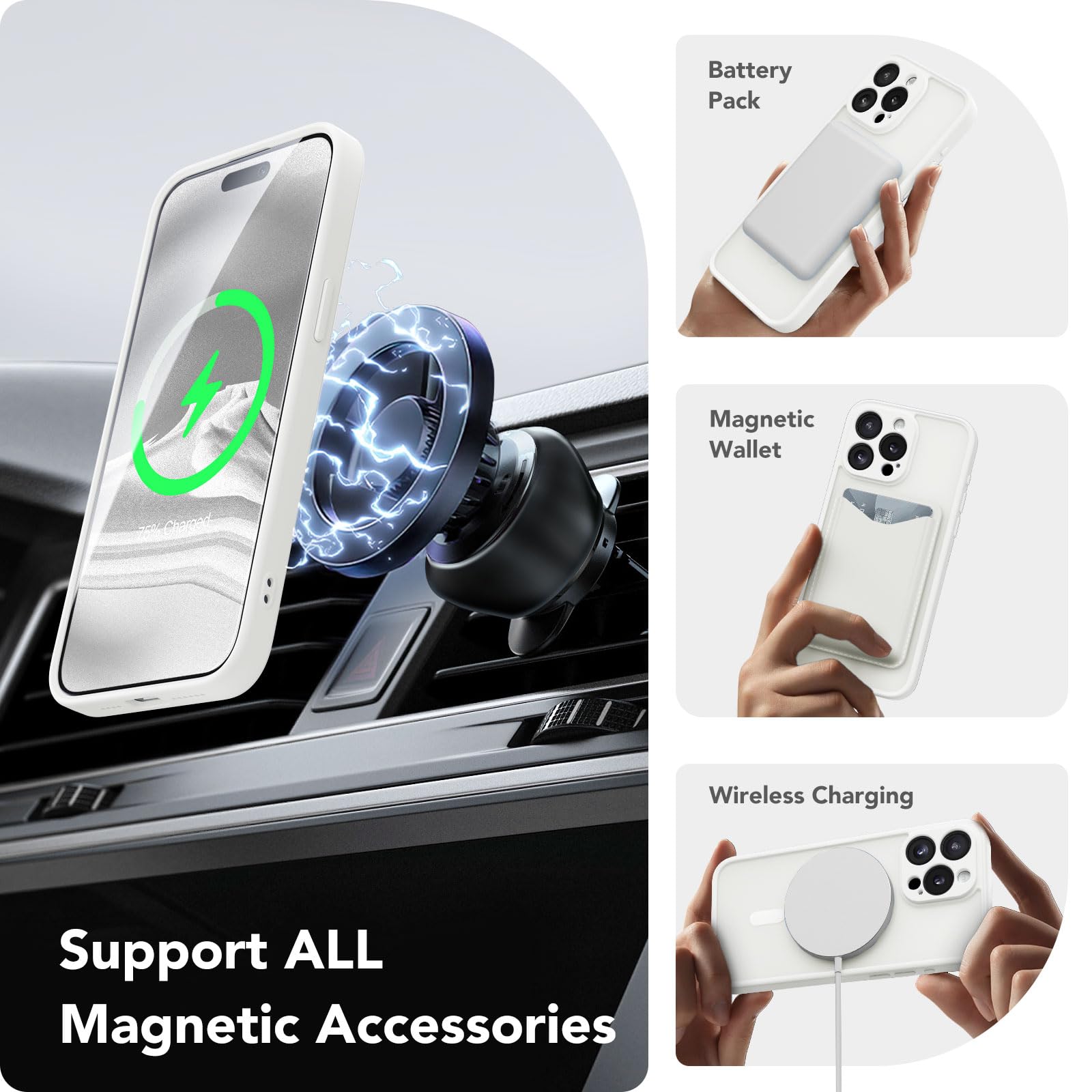 CAPRARO Magnetic for iPhone 13 Pro Max Case - Image 3