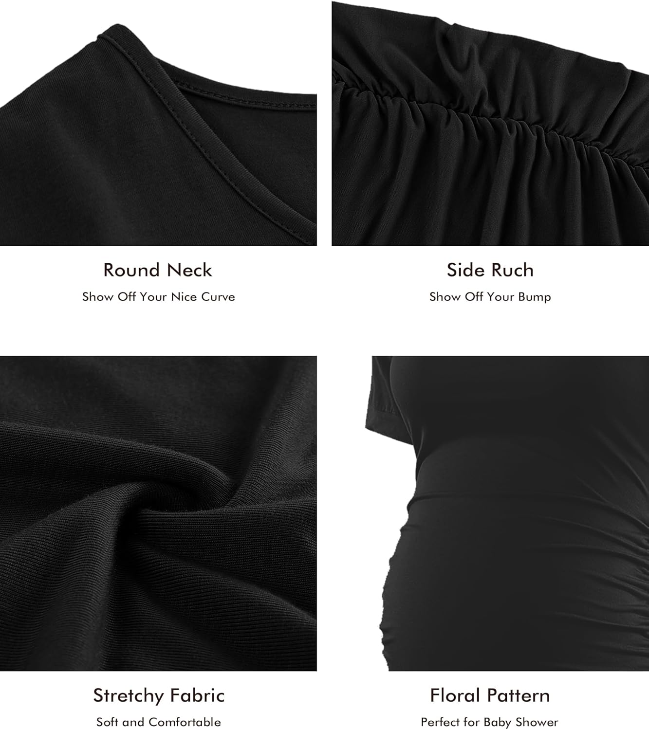 MUSIDORA MaternityBodycon Dress for Casual & Daily Wear - Image 3