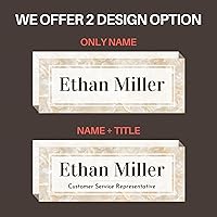 Vista 3 de Placa de Nombre de Escritorio de Acrílico Transparente Grueso Personalizada de 8x3" con Logo Personalizado - Decoración Profesional de Oficina