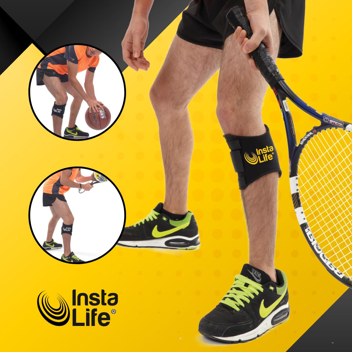 INSTA LIFE INSTALIFE, sistema di digitopressione per alleviare dolori articolari, allevia il mal di schiena con digitopressione, ergonomico, lombalgia, sciatica, dolore alle ginocchia, (2 pezzi)