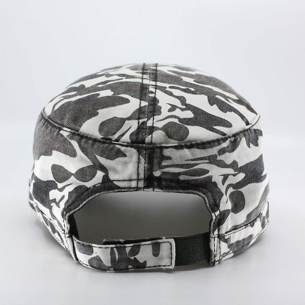 The Vintage Year Washed Cadet Cotton Twill Adjustable Military Radar Distressed Sport Caps - Image 4