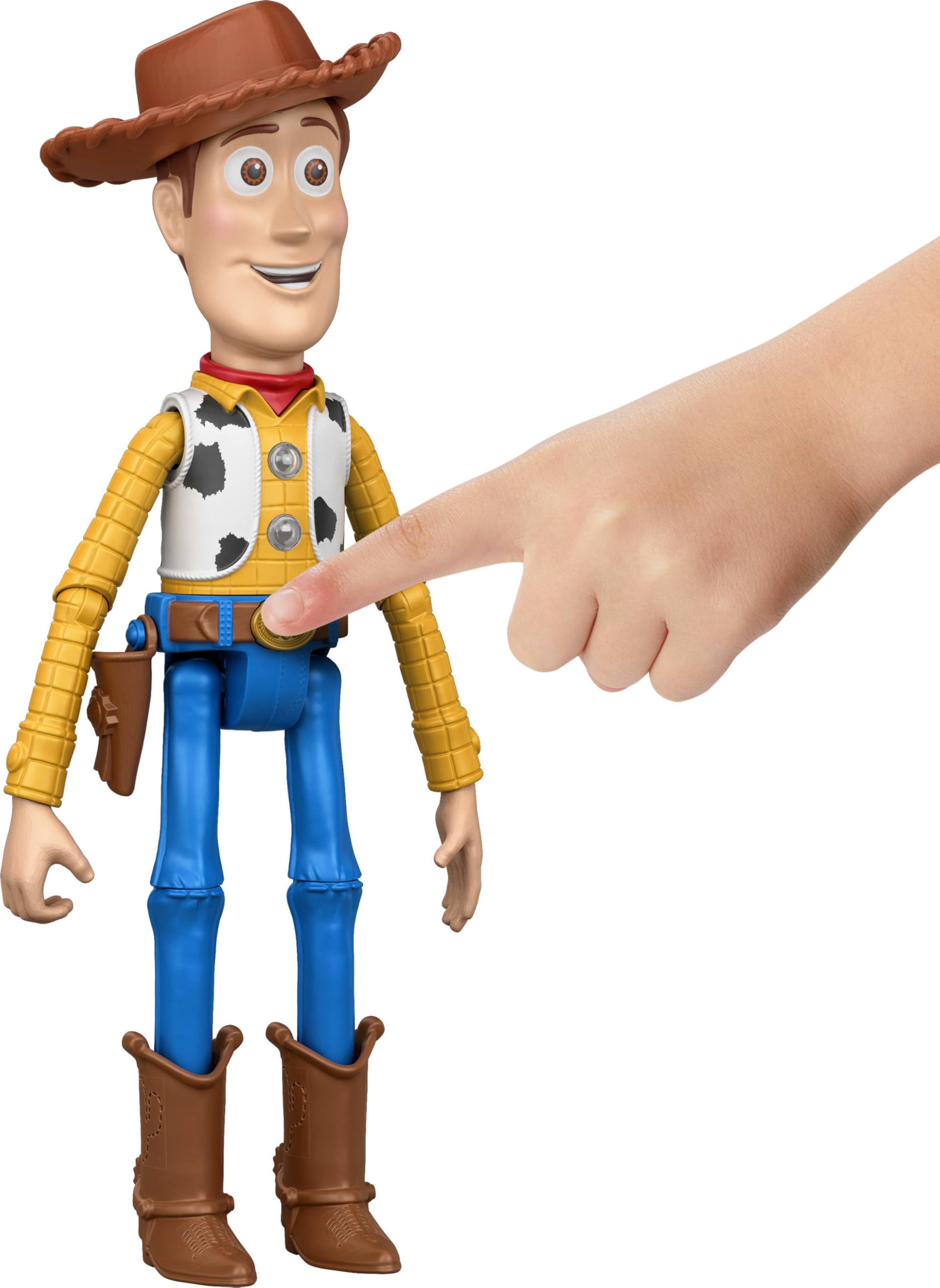 Mattel Disney and Pixar Toy Story 5 Interactables Woody | 9-inch