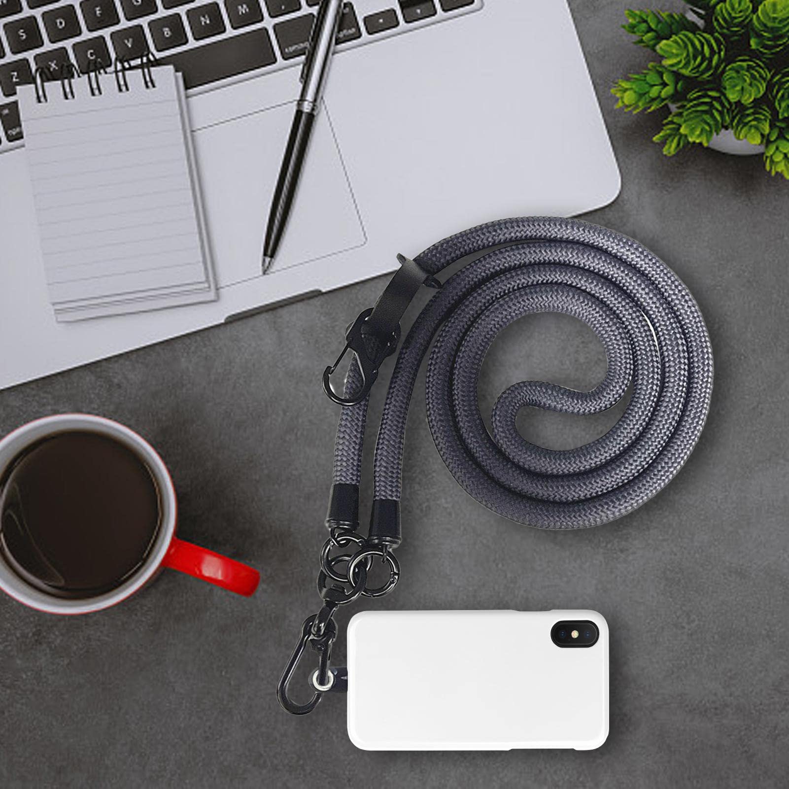 TESGADGETS Diefstalbestendige telefoonkabel, intrekbare telefoonhouder TESGADGETS Diefstalbestendige telefoonkabel, intrekbare telefoonhouder