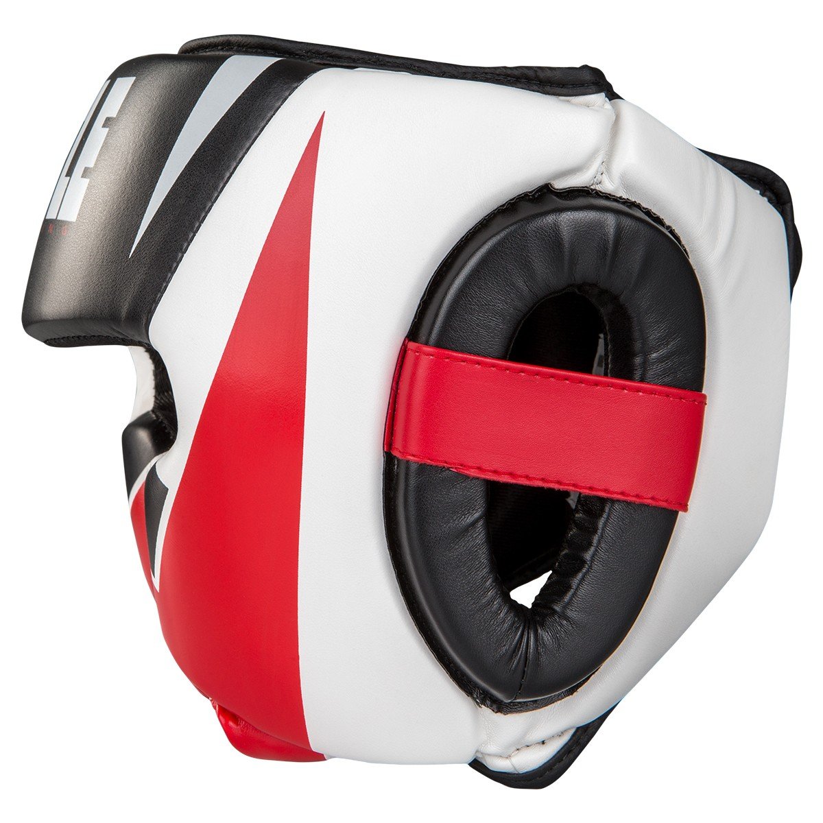 Title Command Training Headgear, Black/White/Red, Regular