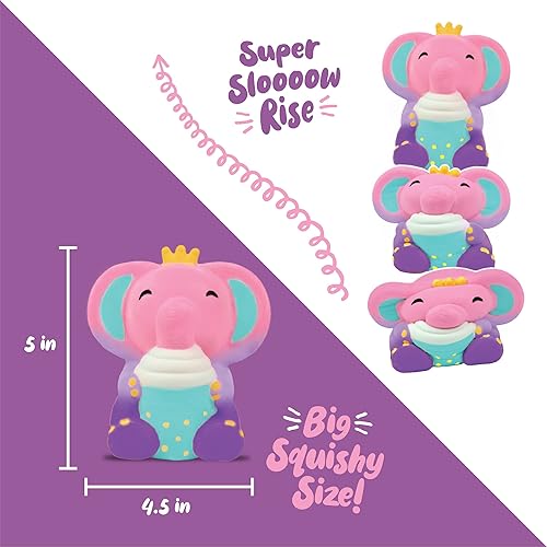 Miniatura 4 de DOODLE HOG Kit de pintura blanda de elefante, juguetes esponjosos para niños, juguetes esponjosos para niños, animales esponjosos de elevación