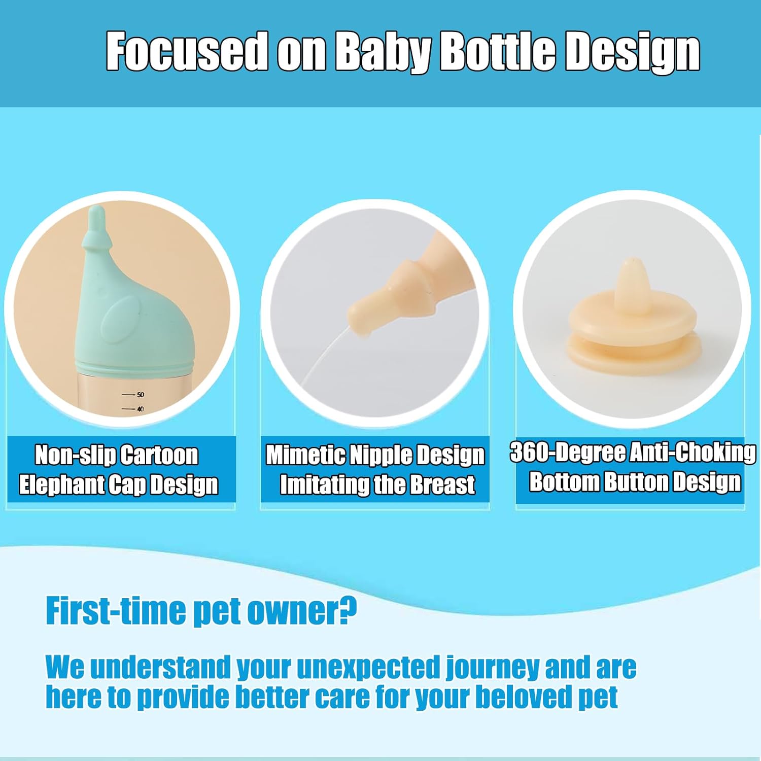 Kitten Bottle Feeding Kit for Nursing - Image 5