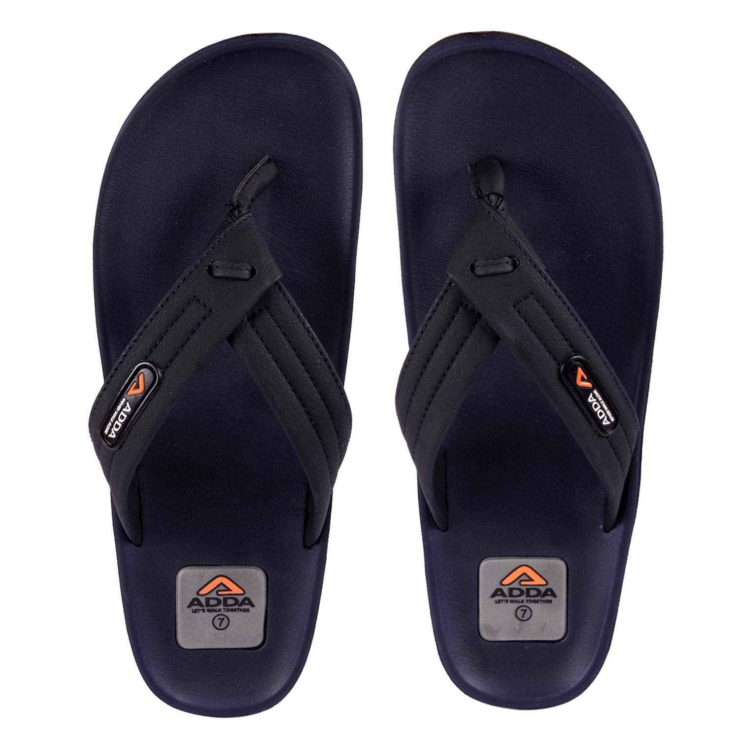 adda Men's Navy Blue EVA Flip-Flop Slippers, UK Size 6-picture-26