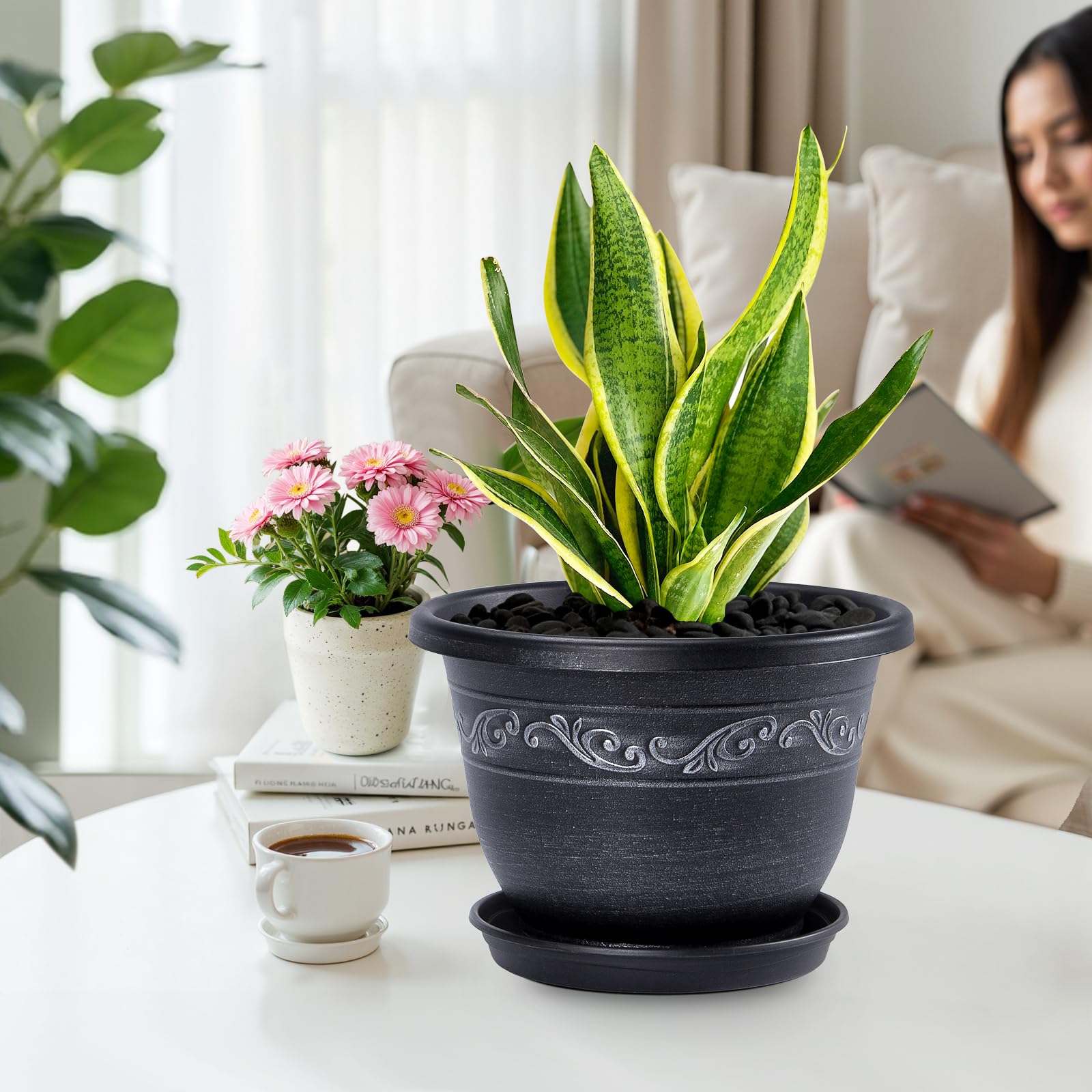 Universal 12 Inch Planter Thomas Keller Insignia Commercial Clad