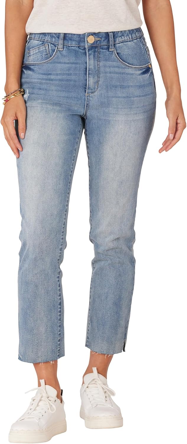 Democracy Womens Ab Solution Slim Straight Jean