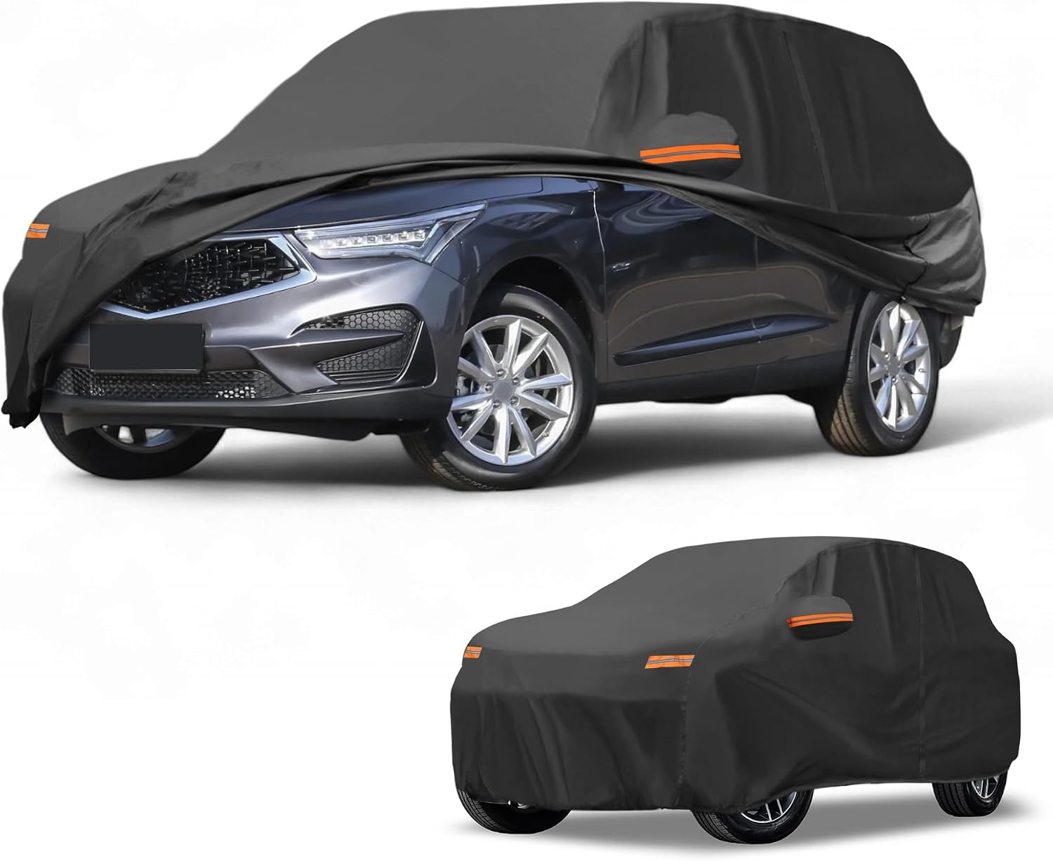 Partuto Full Exterior Waterproof Car Cover for Acura RDX with Door Zippers