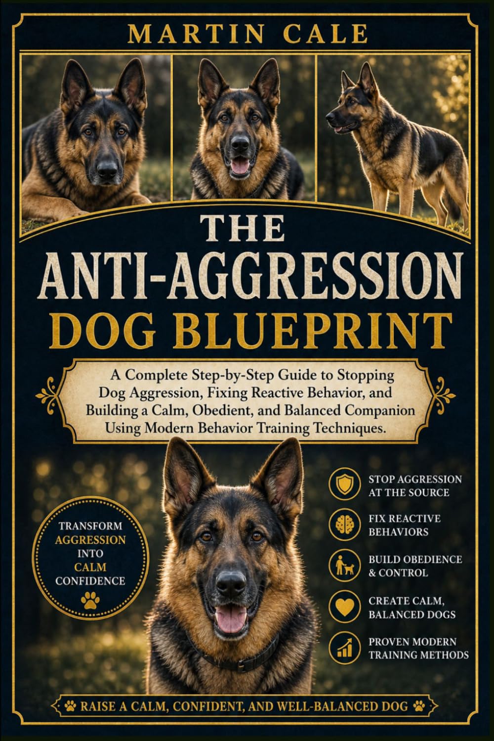 THE ANTI-AGGRESSION DOG BLUEPRINT: A Complete Step-by-Step Guide to Stopping Dog Aggression, Fixing Reactive Behavior, and Building a Calm, Obedient, ... Using Modern Behavior Training Techniques.