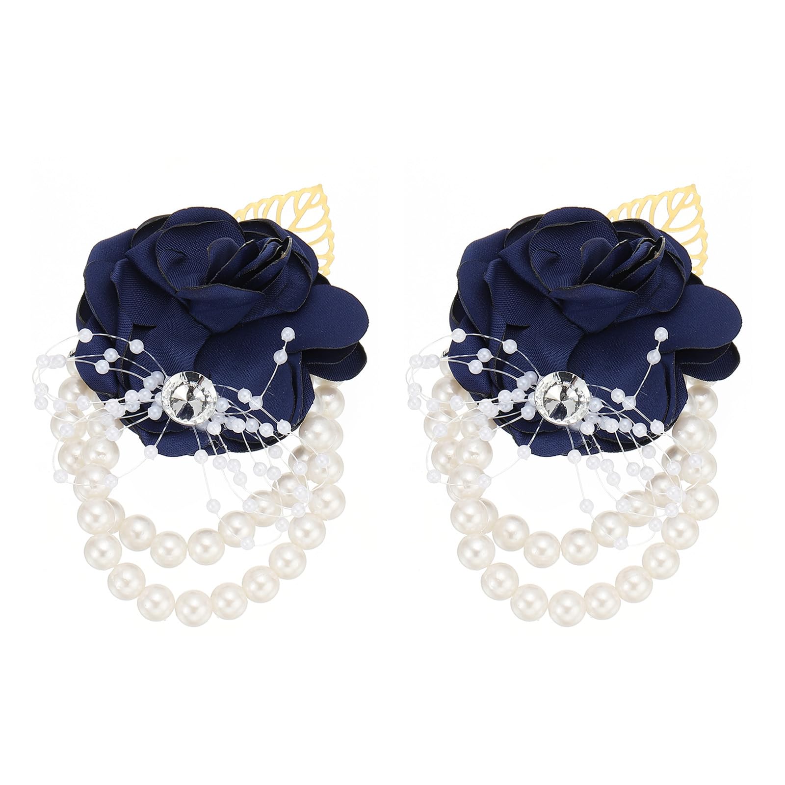 PATIKIL Rose Bridesmaid Wrist Flower