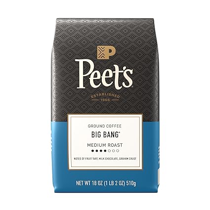 Peet's Coffee, Medium Roast Ground Coffee, 100% Arabica Coffee -