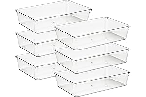 Ravinte Drawer Organizer: Crystal Clear Storage Heaven