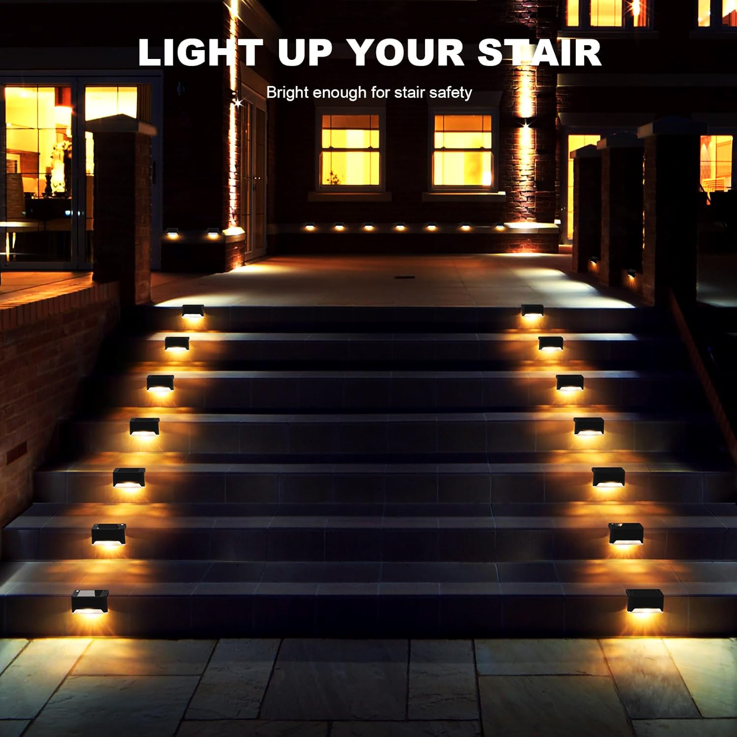 Outdoor Solar Lights - Waterproof Deck & Garden -8