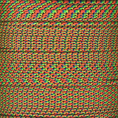 Paracord Planet 43kg Paracord – 1 Strand Type I Parachute Cord for Outdoors and DIY – Virus (7.5 m) — image 1