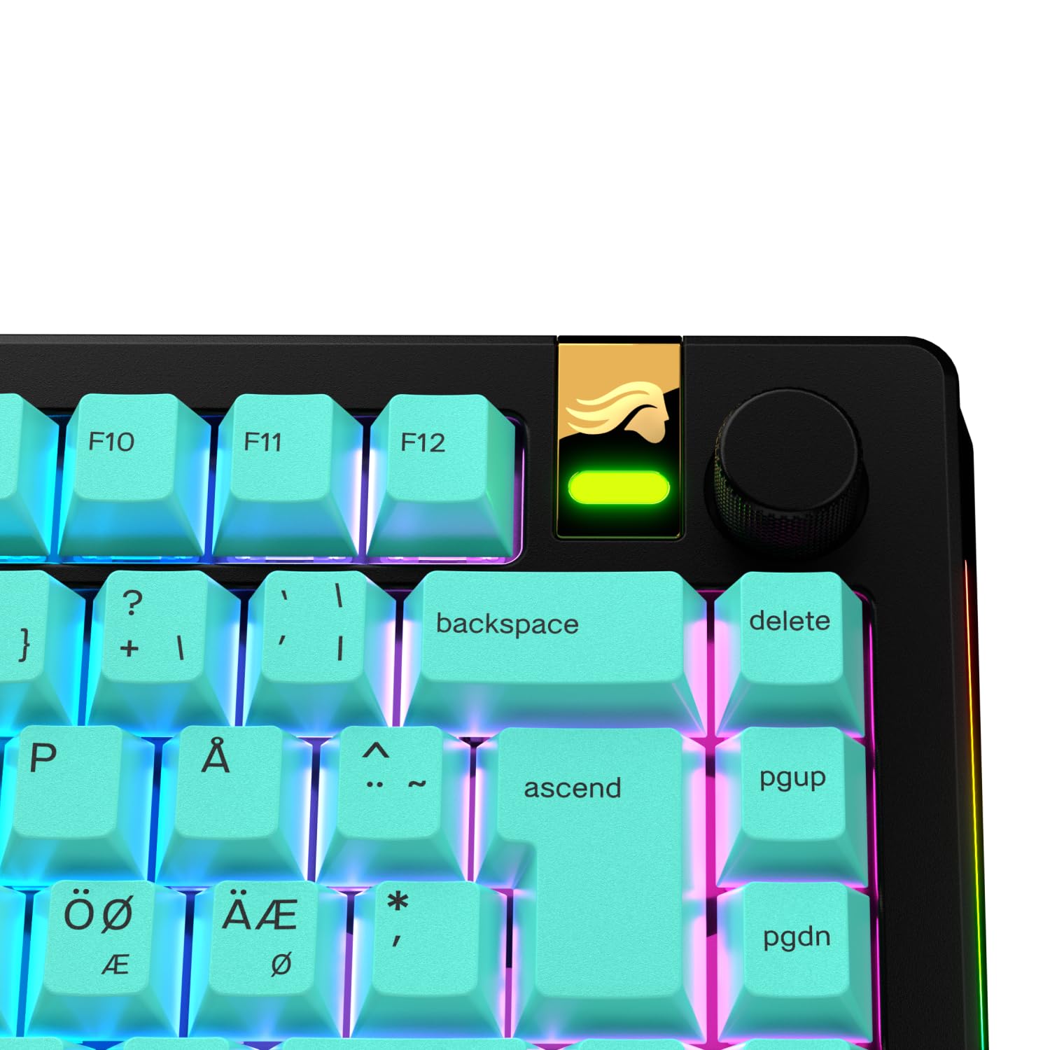 GLORIOUS GPBT Nakładki Nordycki PBT Cherry (Rain Forest)