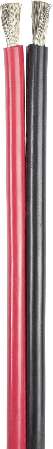 Ancor 121602A Bonded Cable, 6/2 AWG (2x13mm2), Flat - 25ft