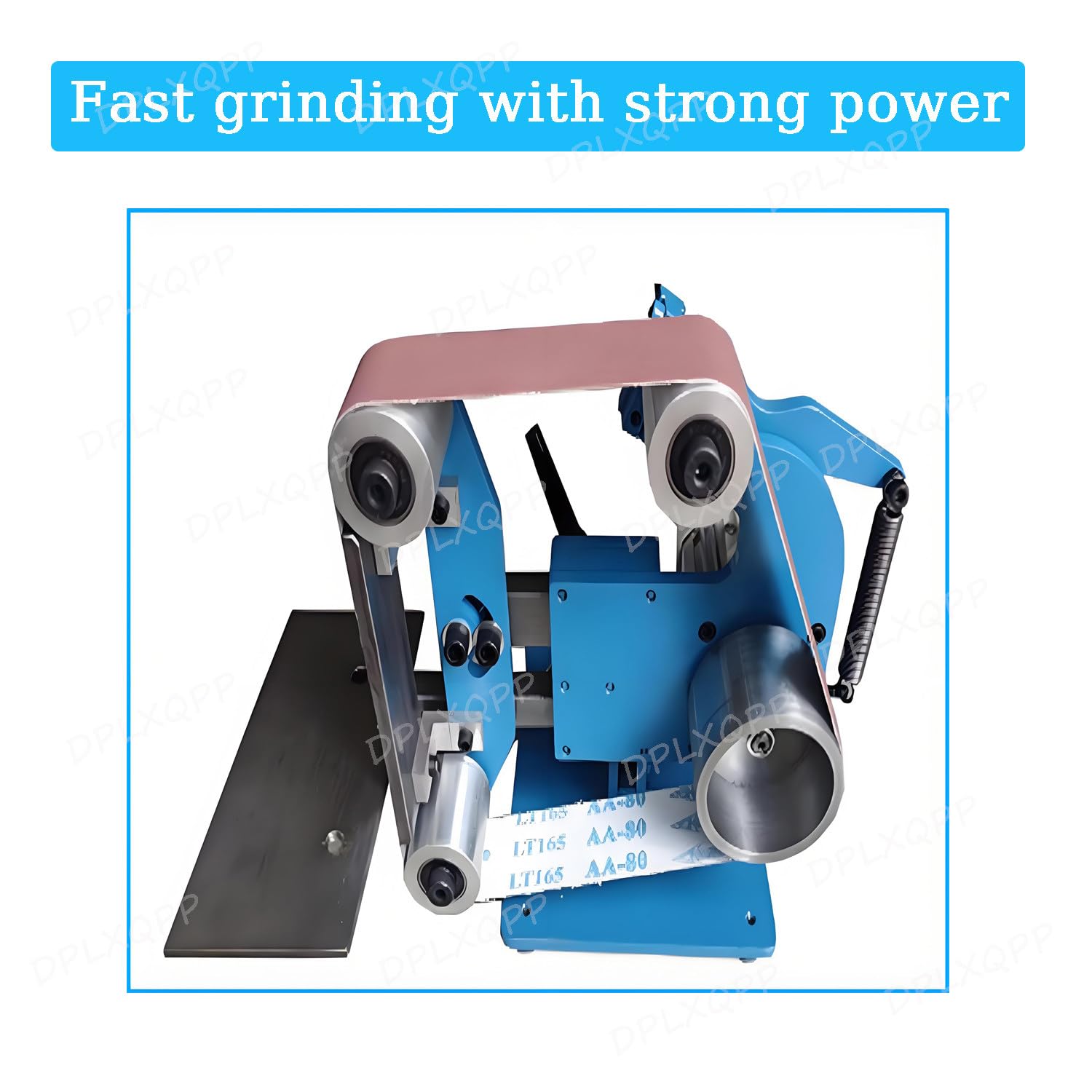 Ponceuse à Bande 750w Professionnelle,Mini Ponceuse Electrique,Petite Meuleuse D'établi,Double Usage Vertical/Horizontal,Corps Acier,915x50mm Sander,Plaque D'acier De 10 Mm D'épaisseur,1100W