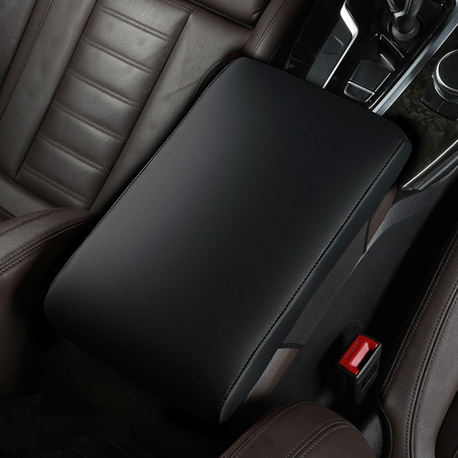 Keaan B Center Console Armrest Cover Mat For Jaguar F-Pace/I-Pace/E-Pace Suv F Pace X761/E Pace X540/I Pace Suv Car Armrest Pad Waterproof Automobile Armrest Ox Pad Cover,