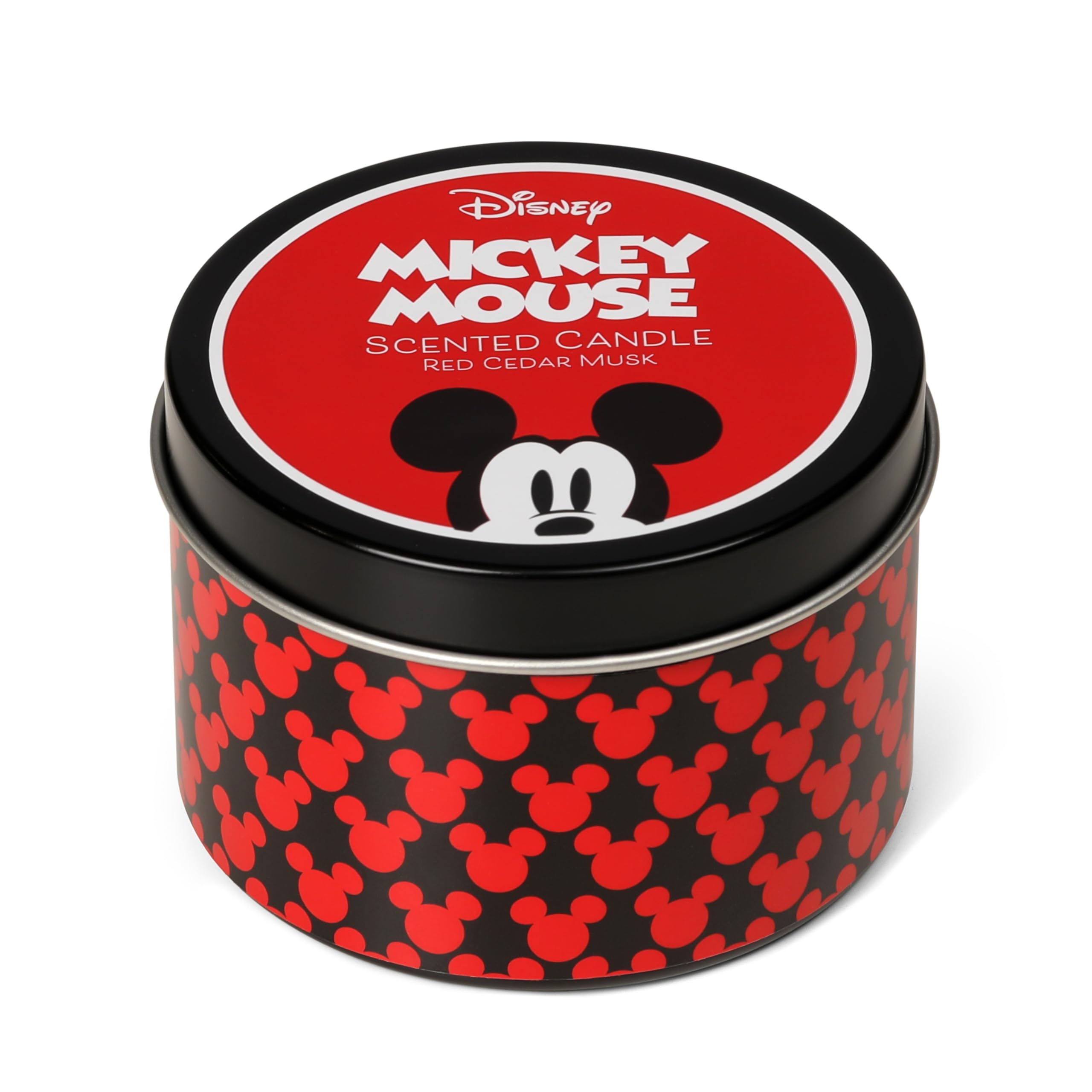 Disney's Mickey Mouse Inspired Candle - Red Cedar Musk Scent 175G (1-Wick) - DISMMC001RR