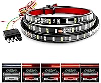 Vista 1 de Nilight 60 Inch Truck Tailgate Light Bar Double Row LED Flexible Strip Red Running Brake Turn Signal White Reverse Back Up Lighting Modes for Pick