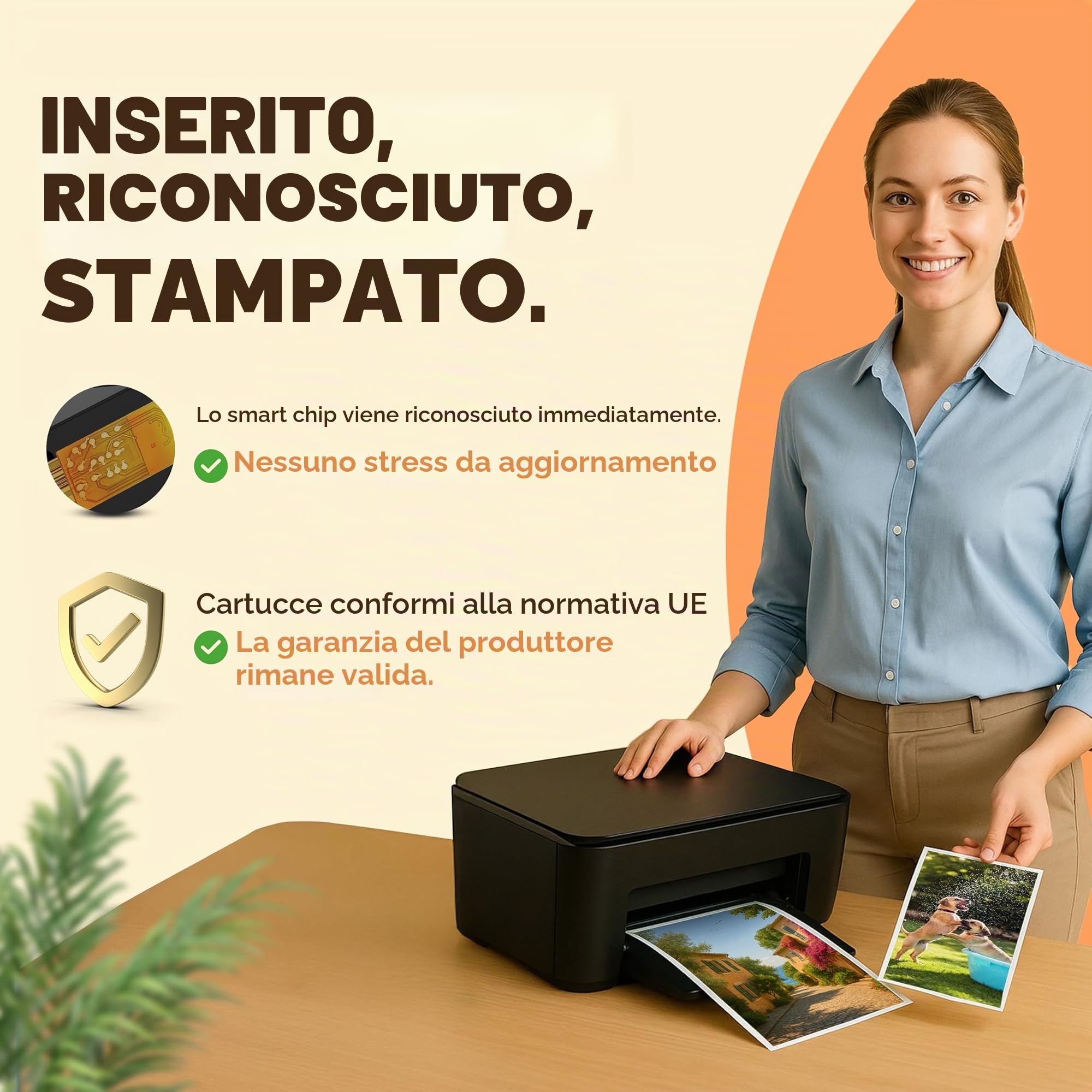 Cartucce d'inchiostro 912XL – Compatibile con cartucce HP 912 / HP 912 XL (nero + ciano + magenta + giallo) – Sostituzione per 4 cartucce HP 912XL Multipack, XL Range Smart Chip