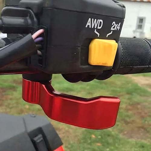 Miniatura 10 de Reemplazo de control de aluminio CNC antideslizante para Polaris Scrambler Sportsman 5505708501000 2009-2018 (plateado)