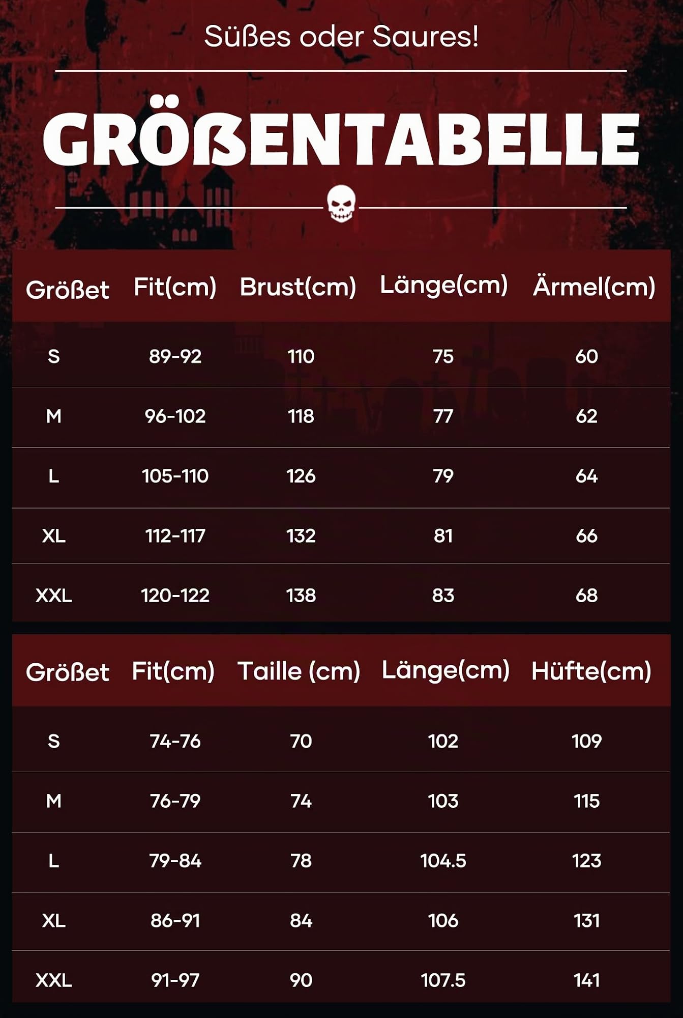 Mainfini 3 Stück 1920er Jahre gotisches Halloween gestreiftes Anzug
