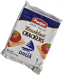 Punjas Breakfast Crackers 375g - Drua Edition, Crispy, Versatile Snack from FIJI