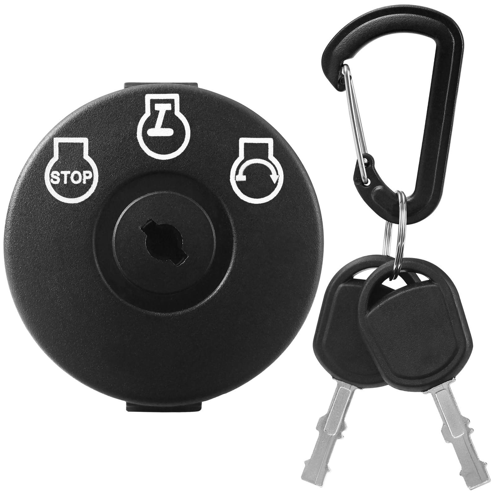 Ignition Starter Switch 3 Position 5 Terminals 925-04228 with Key for Craftsman, Troy-Bilt, MTD, Cub Cadet, Husqvarna, JD, AYP, Bad Boy Delta, Replace 725-04228 725-04659 925-04659