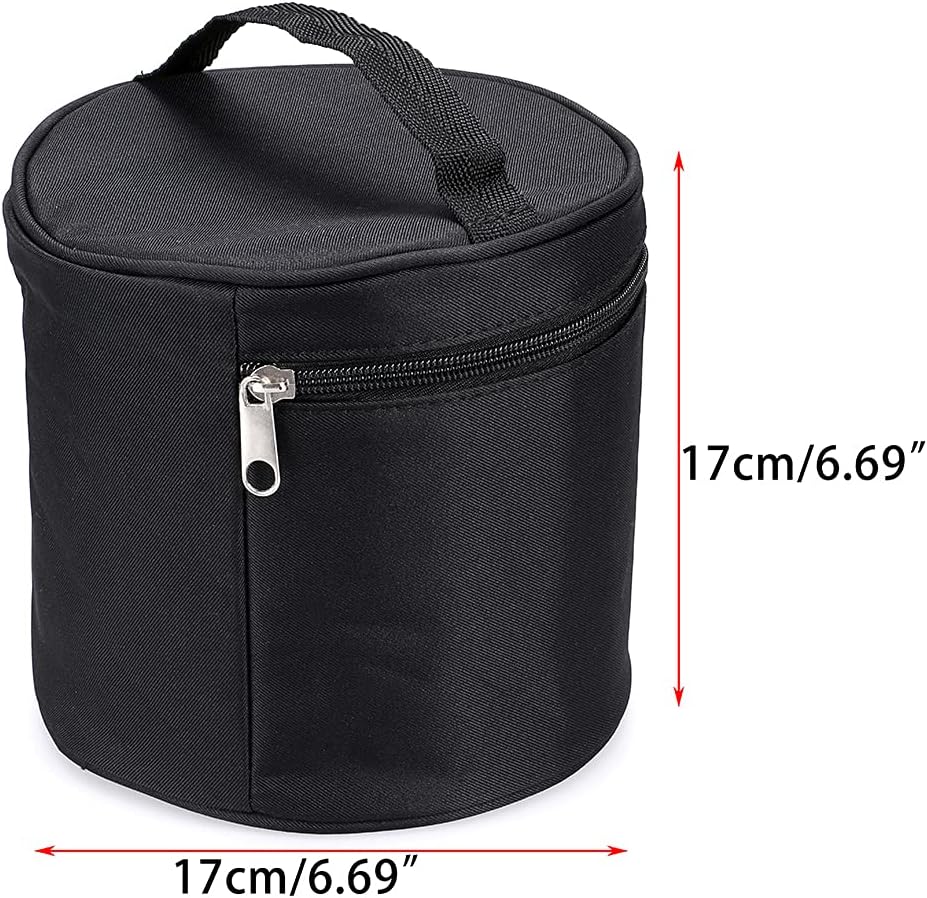 BTSKY Multifunction Marker Case - Zippered Canvas Pen Bag Pencil Case Stationary Storage for 80 Markers, Black (NO Compartments Inside)
