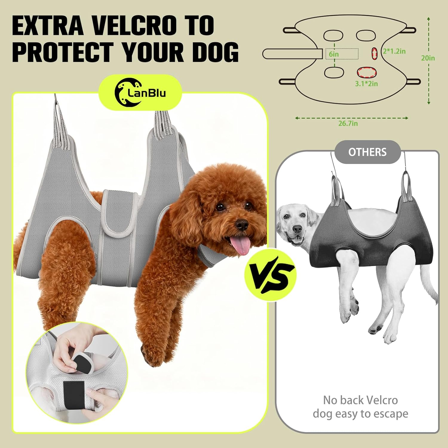 Adjustable Dog Grooming Arm for Table,Dog Grooming Arm with Clamp,32-47 Width&35 Height,Dog Grooming Table for Small Dog,Dog Grooming Station for Home Use Nail Trimming&Drying(Hammock Included)