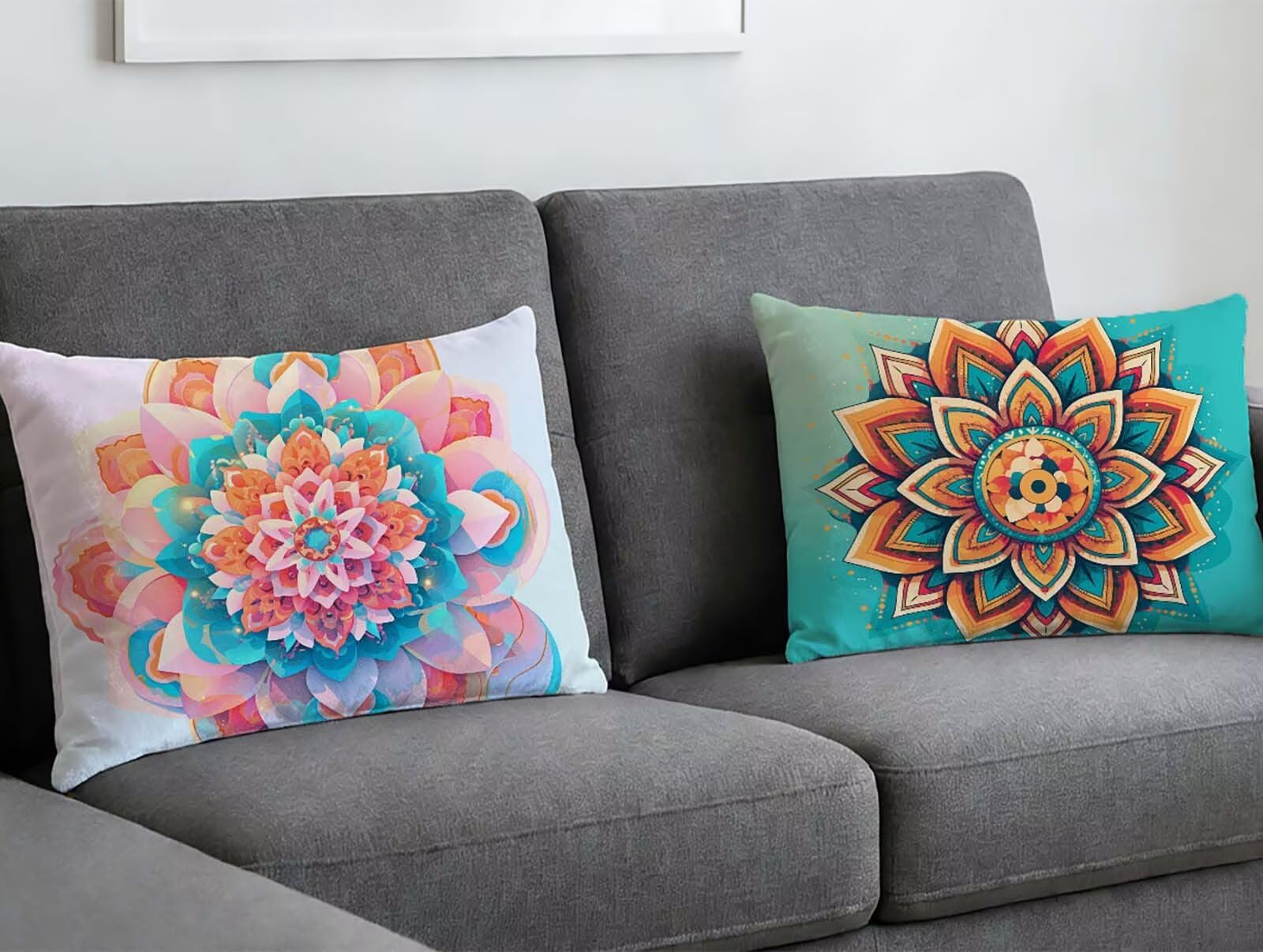 Housse de coussin bleu 50 x 70 rectangulaire taie oreiller velours