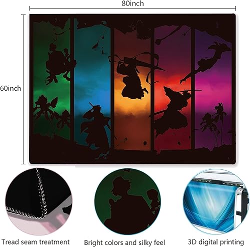 Miniatura 6 de Timimo Tapiz de póster de anime, decoraciones, fondos japoneses, periféricos de anime, pergaminos decorativos de arte de pared, carteles de metal,