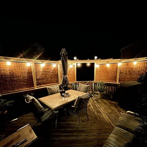 Miniatura 4 de Persianas de bambú retro con diseño de junco, persianas enrollables de bambú para exteriores, persianas enrollables de bambú, persianas enrollables