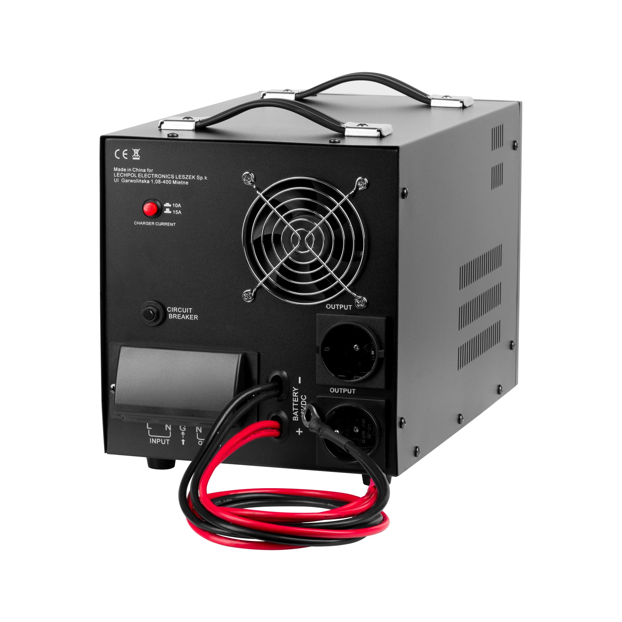Kemot Zasilacz Awaryjny PROsinus-3500 URZ3430 Przetwornica Z Czystym Przebiegiem Sinusoidalnym I Funkcją Ładowania 24V 230V 3500VA/2400W