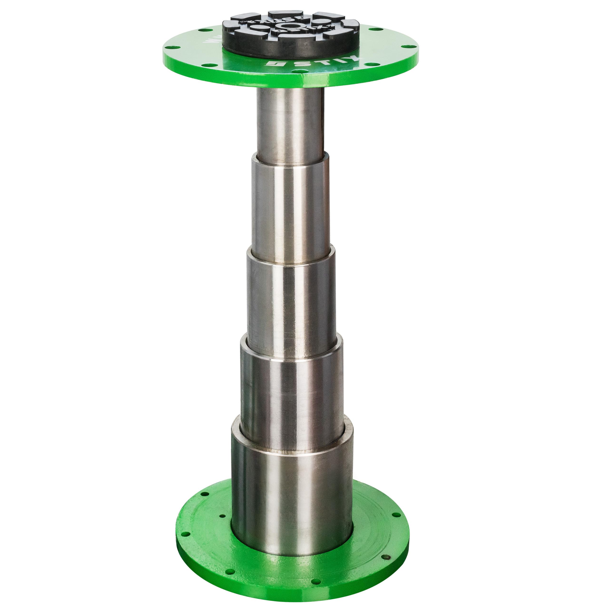 Pneumatischer Wagenheber 3,5T - Luft Wagenheber 130-430 mm - Druckluft Wagenheber mit 5-Fach Teleskop & EU Safety Valve - Air Jack für Werkstatt & Reifenwechsel