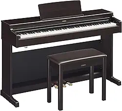 Piano Digital Arius YDP 165 R Marrom 88 Teclas Yamaha