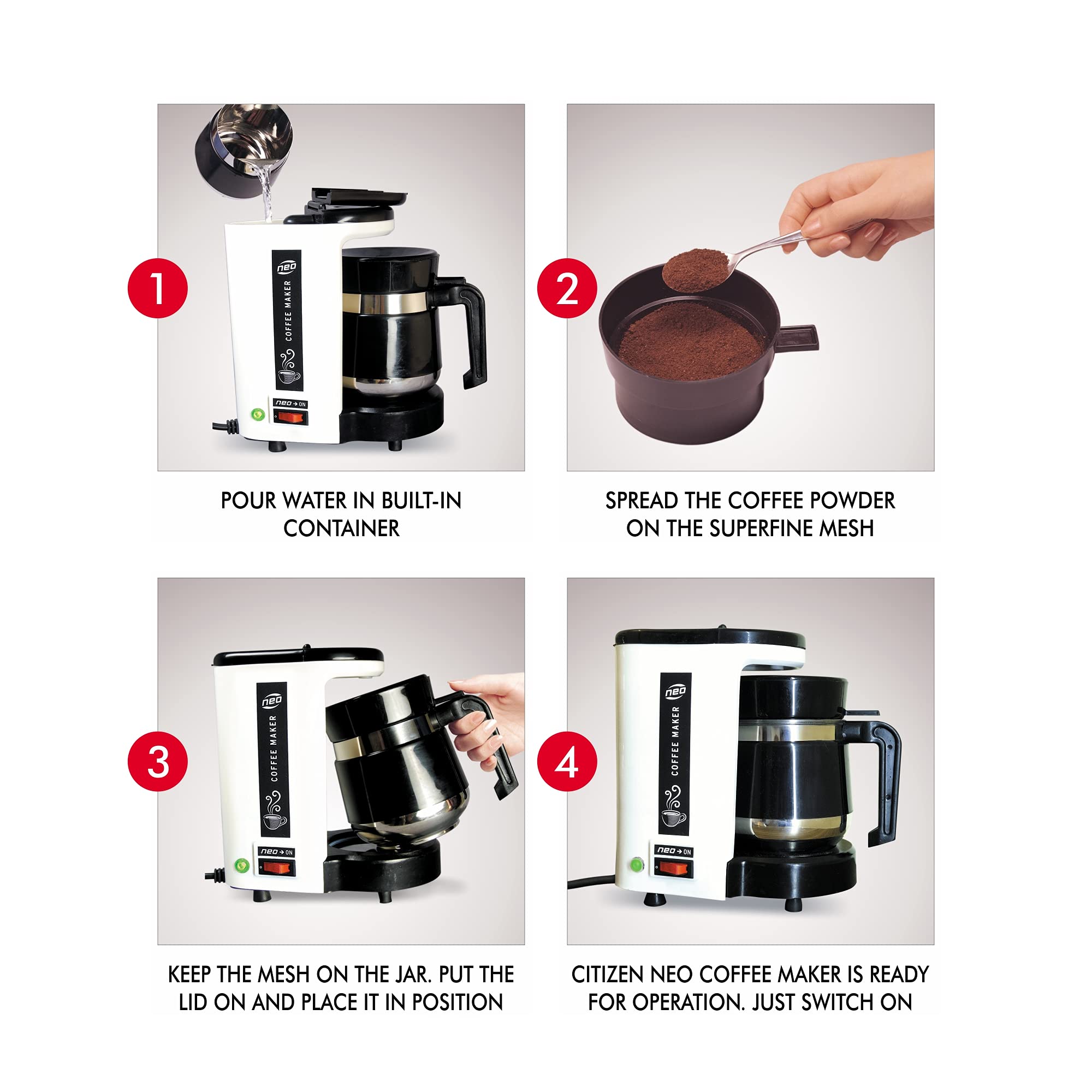 NEO Coffee Maker - Brew Authentic Coffee -2 NEO Coffee Maker - Brew Authentic Coffee -2