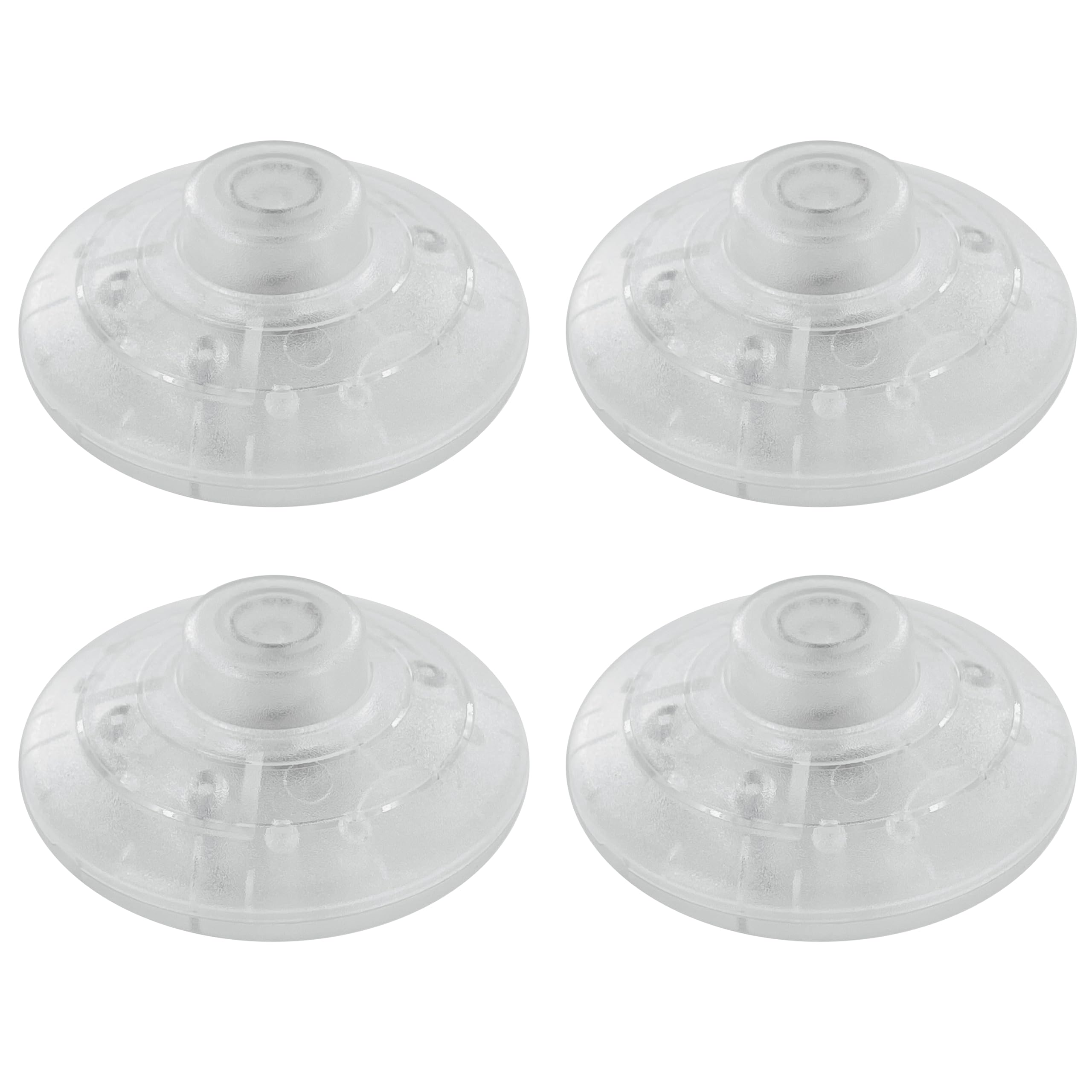 UL-Certified 4-Pack Foot Pedal Switch, Round Floor Lamp Inline Switch with Step-on Button, Easy DIY Installation for Floor Lamp On-Off Control