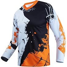 Kids Cyling Jersey,Youth Dirt Bike Jersey Boys Bicycle Shirt Girls Motorcycle Motocross Long Sleeve Off-Road Downhill Tops