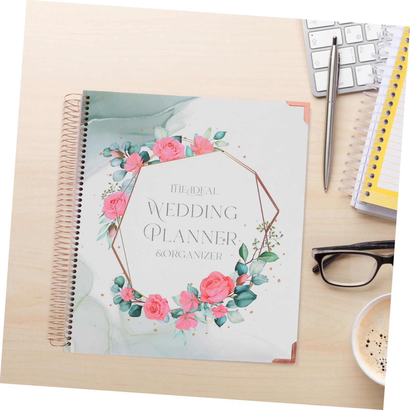 Hochzeitsplanerbuch für Braut Planungsbuch aus Papier mit Detailliertem Zeitplan und Verlobungsplanung für Hochzeitsplanung