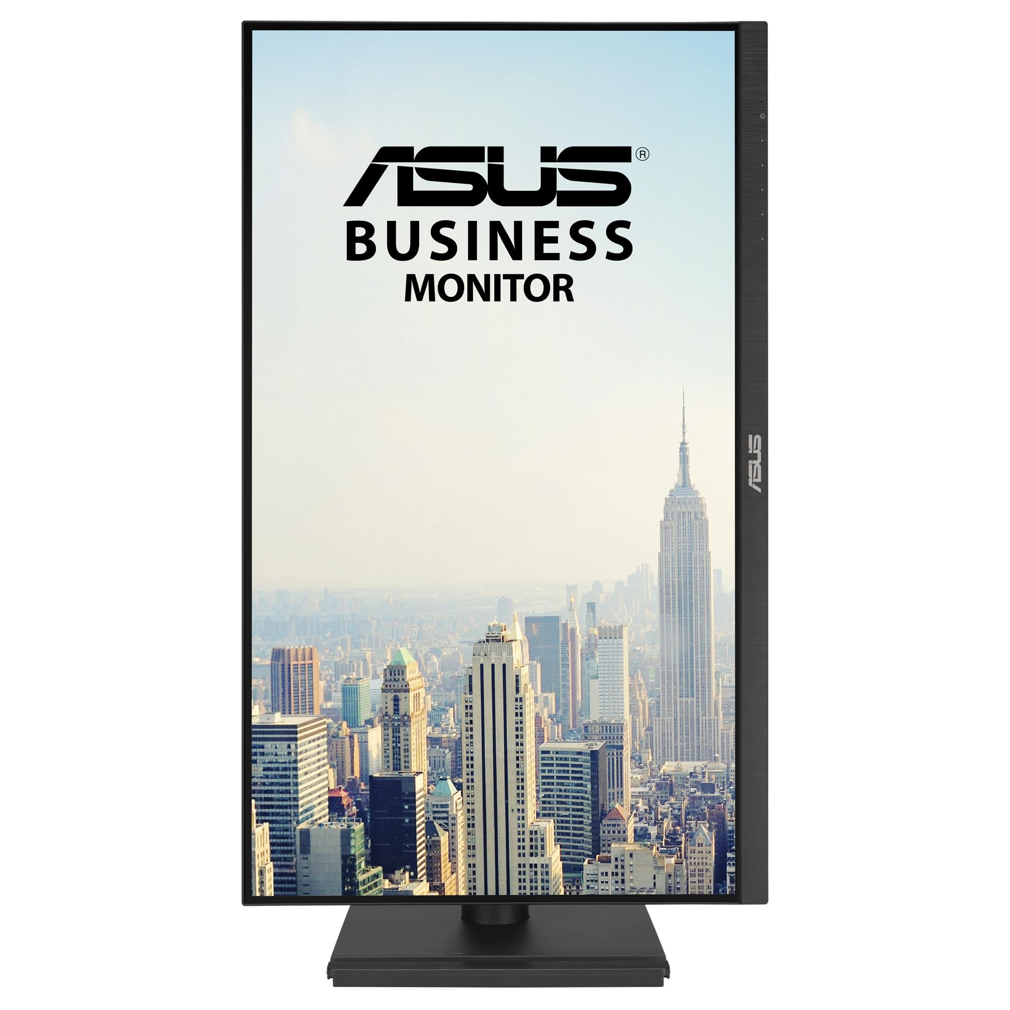 ASUS VA27DQFS Monitor profesional de 27 Pulgadas, IPS, Full HD, sin marco, 100 Hz, Adaptive-Sync, MPRT de 1 ms, HDMI, DisplayPort, VGA, luz azul baja, antiparpadeo, diseño ergonómico, montaje en pared
