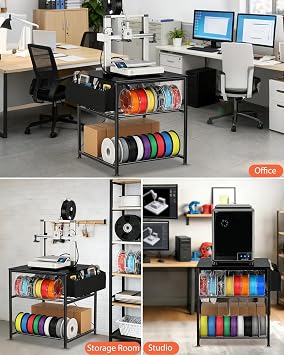 3D Printer Table, Filaments Storage Rack