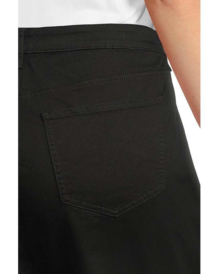 NYDJ Plus Size Joni High-Rise Relaxed Capris in Black - #4 of 5