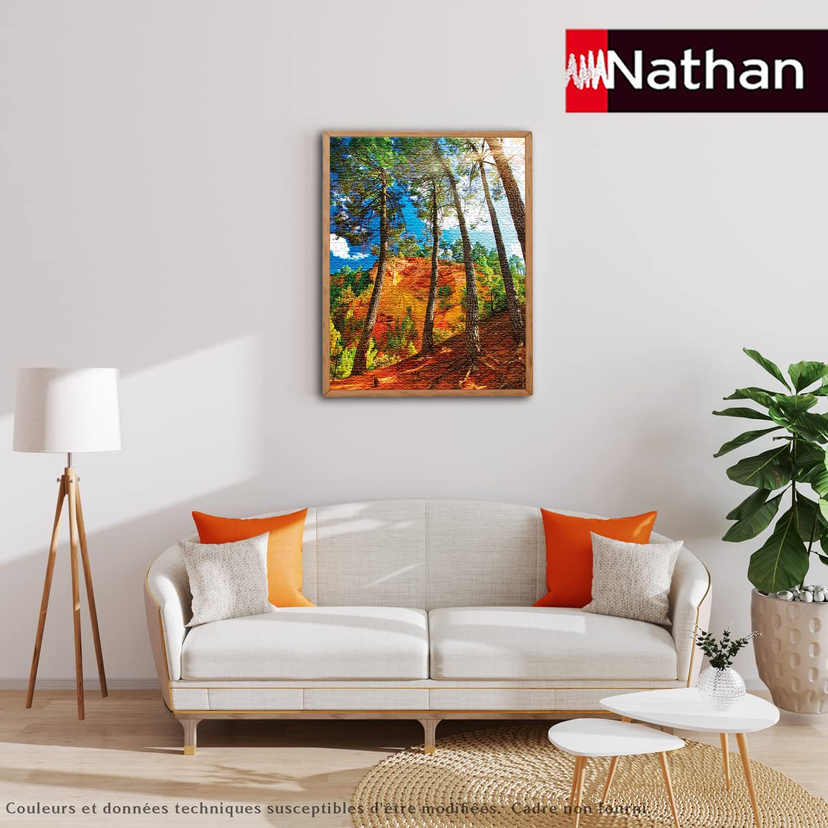 Puzzle Nathan 1000 Pièces – Les Ocres De Roussillon – Adultes Et Ados Dès 14 Ans – Collection Évasion