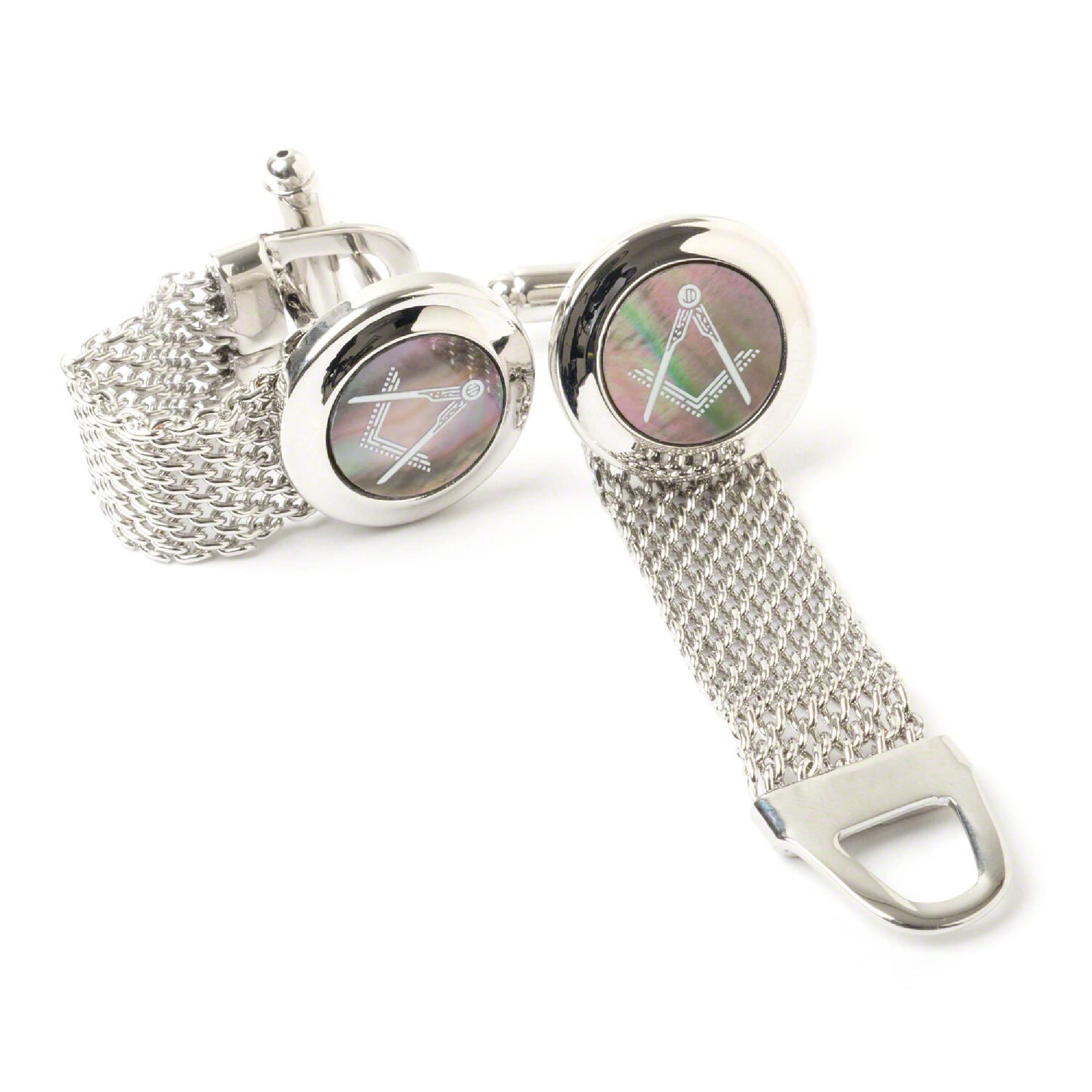 The Masonic Collection - Blauw en verguld manchetknopen met G - Swarovski kristal en vrijmetselaars ontwerp - fluwelen zakje/manchetknoop doos opties - een perfect vrijmetselaarsgeschenk accessoire The Masonic Collection - Blauw en verguld manchetknopen met G - Swarovski kristal en vrijmetselaars ontwerp - fluwelen zakje/manchetknoop doos opties - een perfect vrijmetselaarsgeschenk accessoire