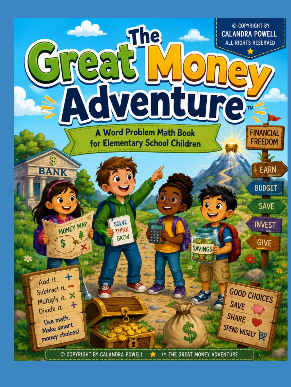 The Great Money Adventure: A Word Problem Math Book for Elementary School Children